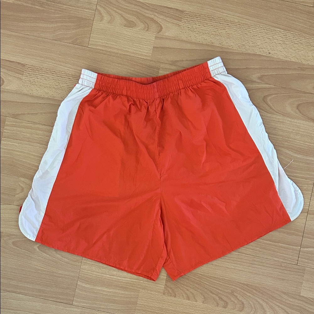 rag & bone women’s Athletic Shorts in Red and White
